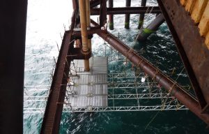 HAKI Universal scaffolding for offshore projects.