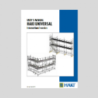 HAKI Universal modular system scaffolding - user guide