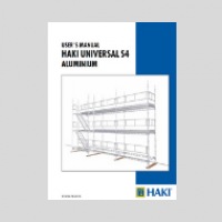 HAKI Universal Aluminium modular system scaffolding - user guide