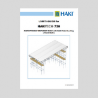 HAKITEC temporary roof monopitch user guide