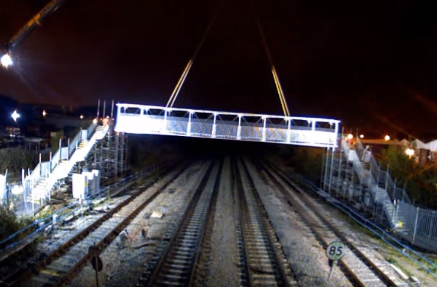 HAKI Bridge System for rail: Time lapse