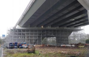 Birdcage scaffolding - Gade Valley - Alltask project - scaffolding case study